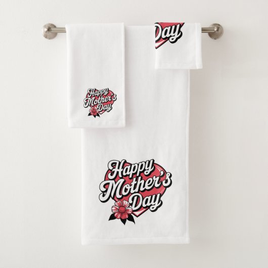 Tag der glücklichen Mütter Badhandtuch Set (Insitu)