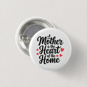 Tag der glücklichen Mütter Button (Vorne & Hinten)