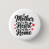 Tag der glücklichen Mütter Button (Vorderseite)