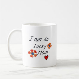 Tag der glücklichen Mutter einfach handschriftlich Kaffeetasse