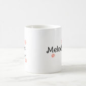 Tag der glücklichen Mutter einfach handschriftlich Kaffeetasse (Mittel)