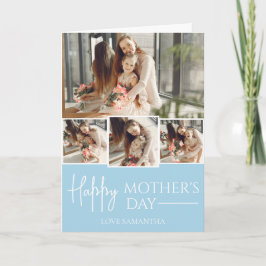 Tag der glücklichen Mütter | Einfaches Modernes Sc Karte