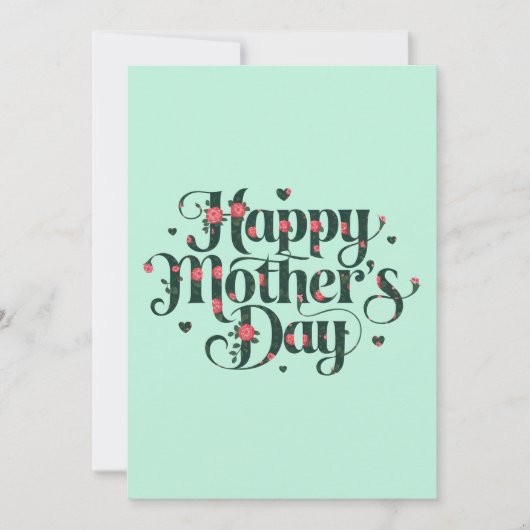 Tag der glücklichen Mütter Einladung (Vorderseite)