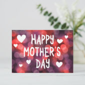 Tag der glücklichen Mutter Einladung (Stehend Vorderseite)