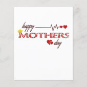 Tag der glücklichen Mütter Flyer (Hinten)