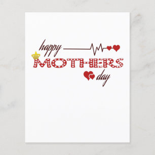 Tag der glücklichen Mütter Flyer