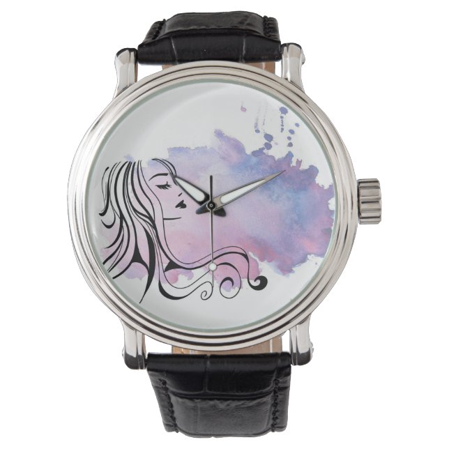 Tag der glücklichen Mütter Frau Frauentag Armbanduhr (Vorderseite)