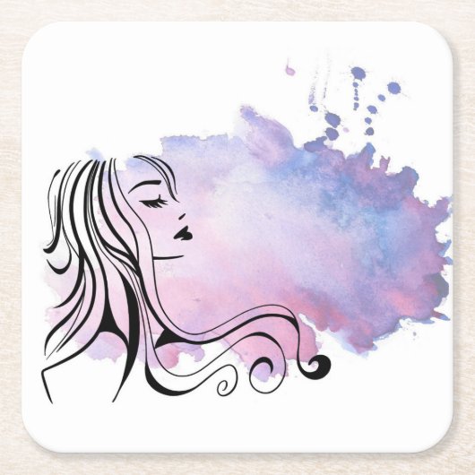 Tag der glücklichen Mütter Frau Frauentag Rechteckiger Pappuntersetzer (Vorderseite)