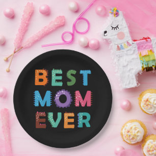 Tag der glücklichen Mütter für beste Mama Pappteller