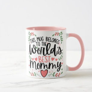 Tag der glücklichen Mutter für die beste Mutter de Tasse