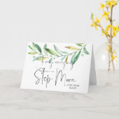 Tag der glücklichen Mütter für die beste Step-Mama Karte (Gelbe Blume)