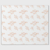 Tag der glücklichen Mütter Geschenkpapier (Flach)