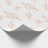 Tag der glücklichen Mütter Geschenkpapier (Ecke)