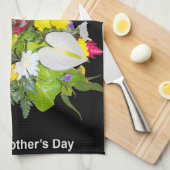 Tag der glücklichen Mütter Geschirrtuch (Viertel Falte)