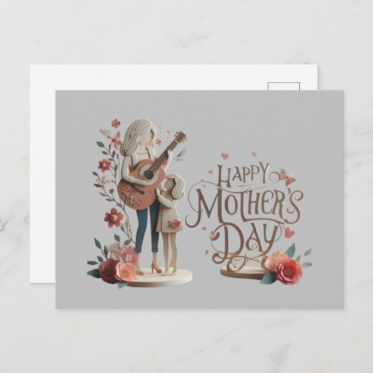 Tag der glücklichen Mutter Gruß Postkarten (Vorne/Hinten)