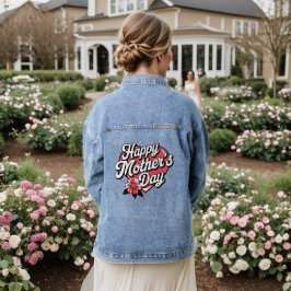 Tag der glücklichen Mütter Jeansjacke