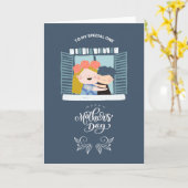 Tag der glücklichen Mütter Karte (Gelbe Blume)