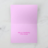 Tag der glücklichen Mutter Karte (Innenseite)