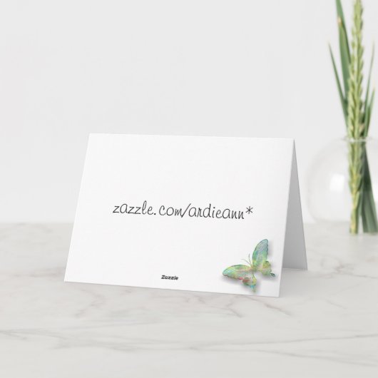 Tag der glücklichen Mütter Karte (Rückseite)