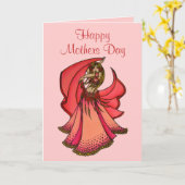 Tag der glücklichen Mütter Karte (Gelbe Blume)