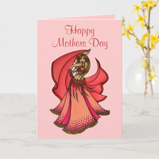 Tag der glücklichen Mütter Karte (Gelbe Blume)