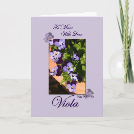 Tag der glücklichen Mütter Karte (Vorderseite)