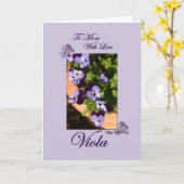 Tag der glücklichen Mütter Karte (Gelbe Blume)