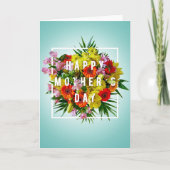 Tag der glücklichen Mütter Karte (Vorderseite)
