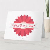 Tag der glücklichen Mütter Karte (Rückseite)
