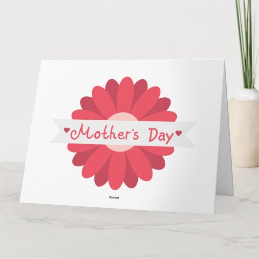 Tag der glücklichen Mütter Karte (Rückseite)