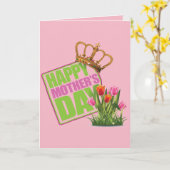 Tag der glücklichen Mütter Karte (Gelbe Blume)