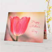 Tag der glücklichen Mütter Karte (Gelbe Blume)