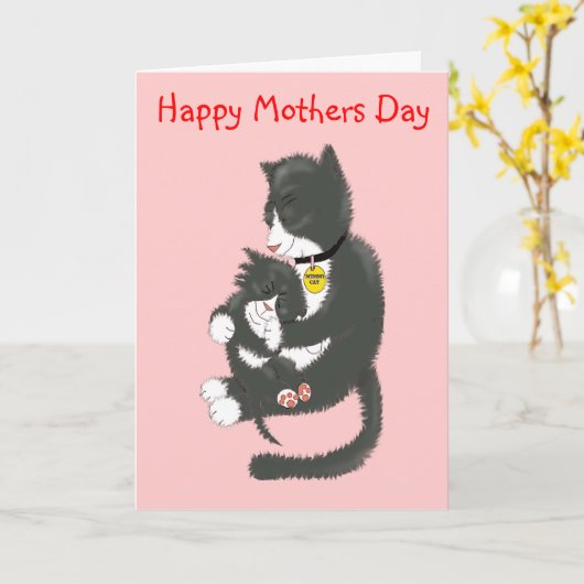 Tag der glücklichen Mütter Karte (Gelbe Blume)