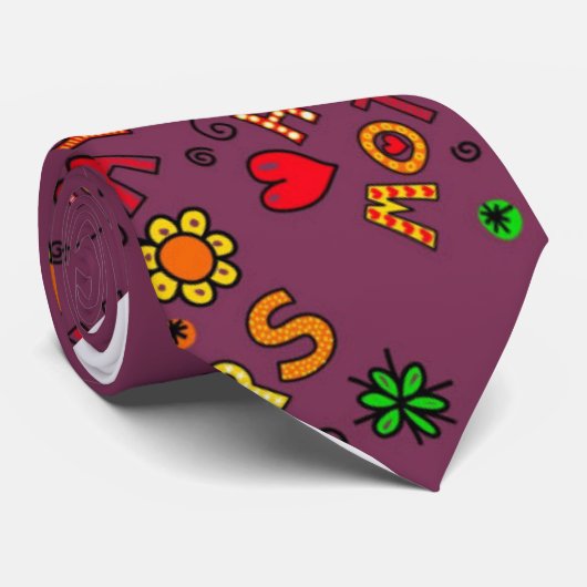 Tag der glücklichen Mütter Krawatte (Gerollt)