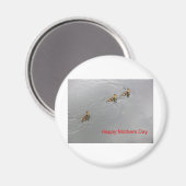 Tag der glücklichen Mütter Magnet (Vorderseite/Rückseite)