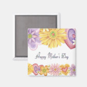 Tag der glücklichen Mütter Magnet (Vorderseite/Rückseite)