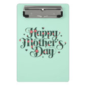 Tag der glücklichen Mütter Mini Klemmbrett (Vorderseite)