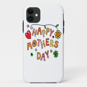 Tag der glücklichen Mütter mit bunten Farben Case-Mate iPhone Hülle