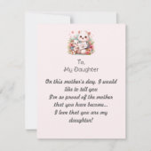 Tag der glücklichen Mütter Mitteilungskarte (Vorderseite)