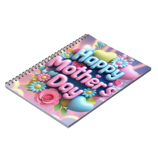 Tag der glücklichen Mutter Notizblock (Linke Seite)