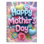 Tag der glücklichen Mutter Notizblock (Vorderseite)
