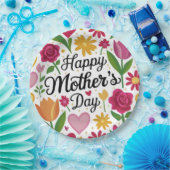 Tag der glücklichen Mütter Pappteller (Party)