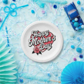 Tag der glücklichen Mütter Pappteller (Party)