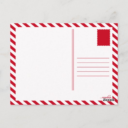 Tag der glücklichen Mutter Postkarte (Rückseite)