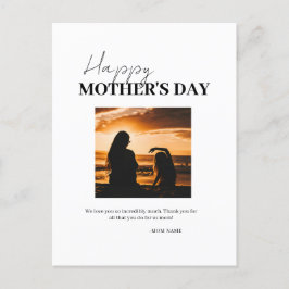 Tag der glücklichen Mütter Postkarte