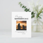Tag der glücklichen Mütter Postkarte (Stehend Vorderseite)