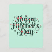 Tag der glücklichen Mütter Postkarte (Vorderseite)