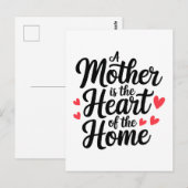 Tag der glücklichen Mütter Postkarte (Vorne/Hinten)