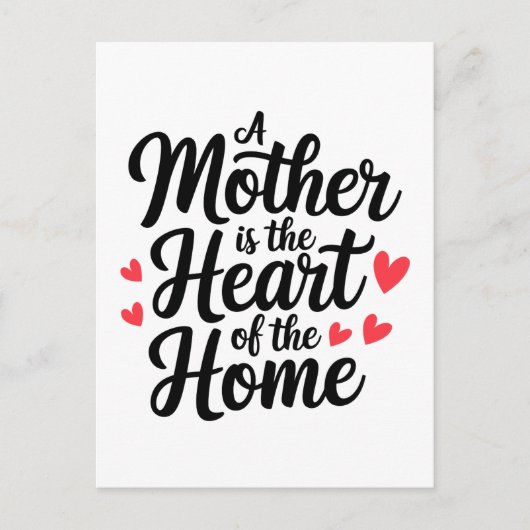 Tag der glücklichen Mütter Postkarte (Vorderseite)