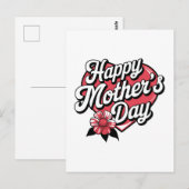 Tag der glücklichen Mütter Postkarte (Vorne/Hinten)